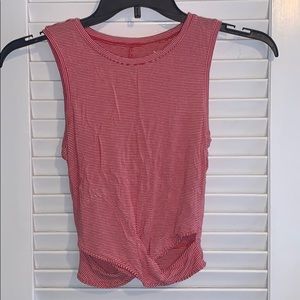 american eagle tank top with cut outs (NWOT)